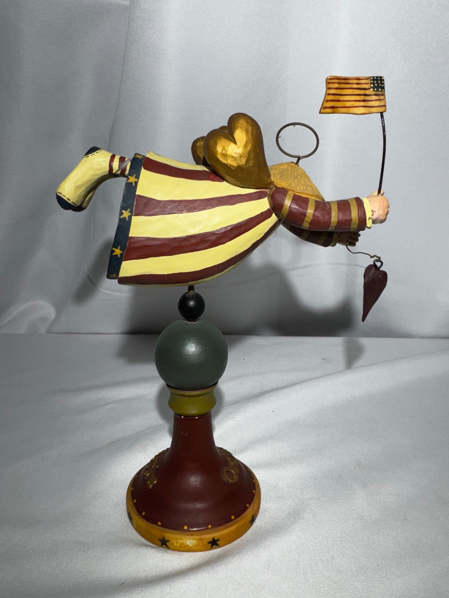 Williraye Studio “Libby Liberty” (WW1332) Retired Patriotic Angel Figurine