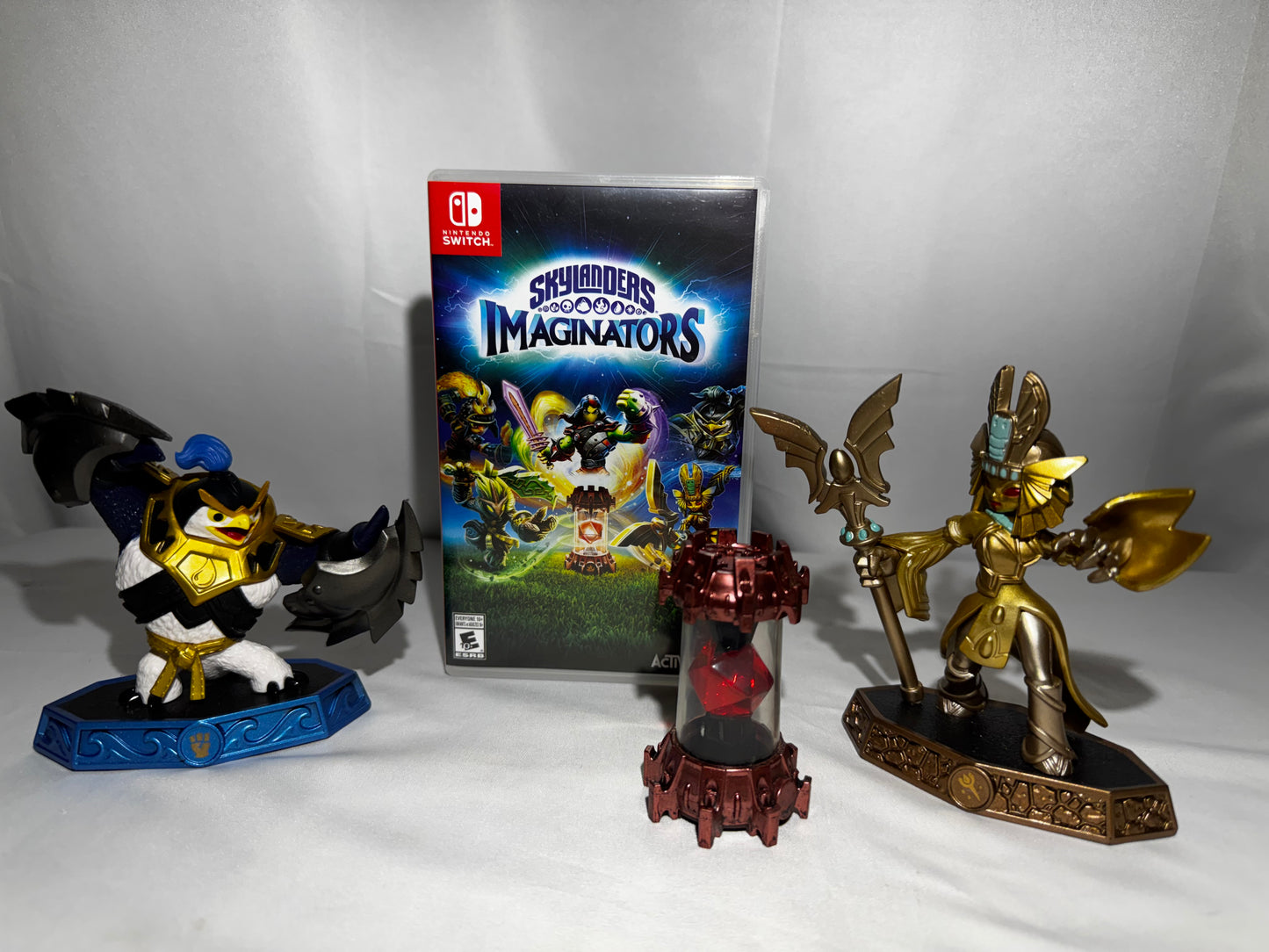 Skylanders Imaginators Nintendo Switch Bundle King Pen Golden Queen Fire Crystal Game