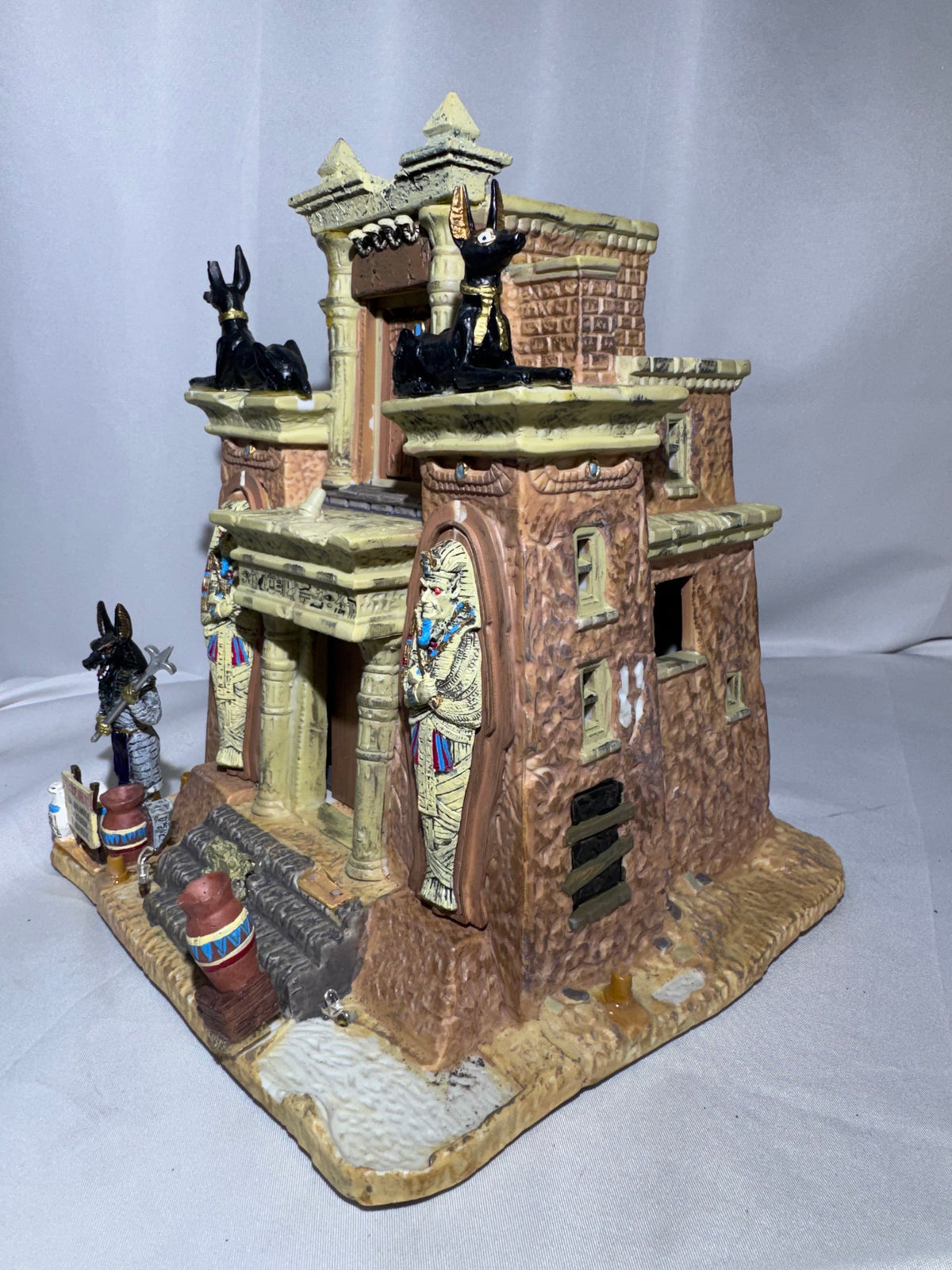Lemax Spooky Town Cursed Tomb #75500 – Retired Halloween Village – FOR PARTS / AS-IS
