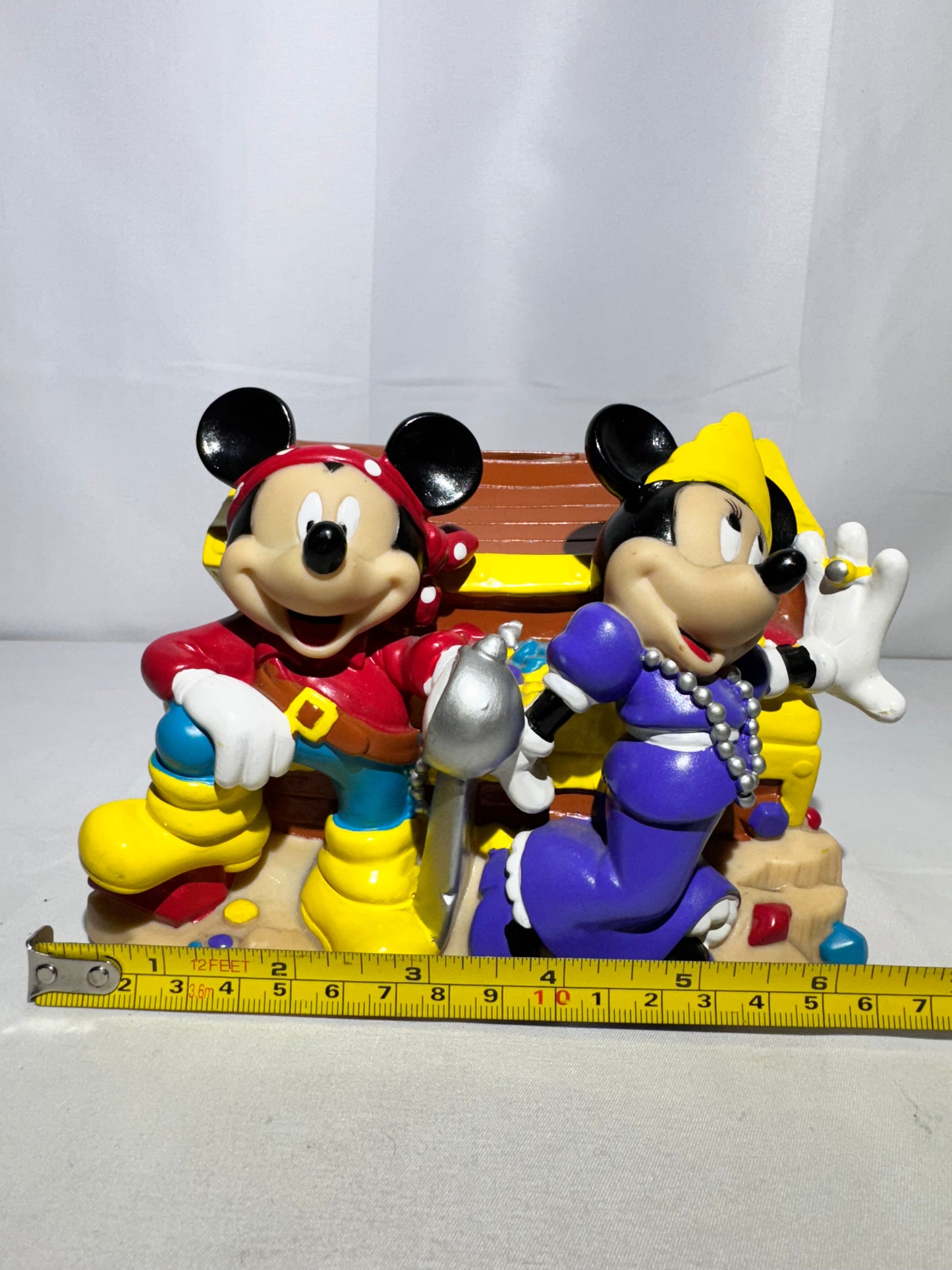 Disney Mickey & Minnie Pirate Treasure Chest Coin Bank