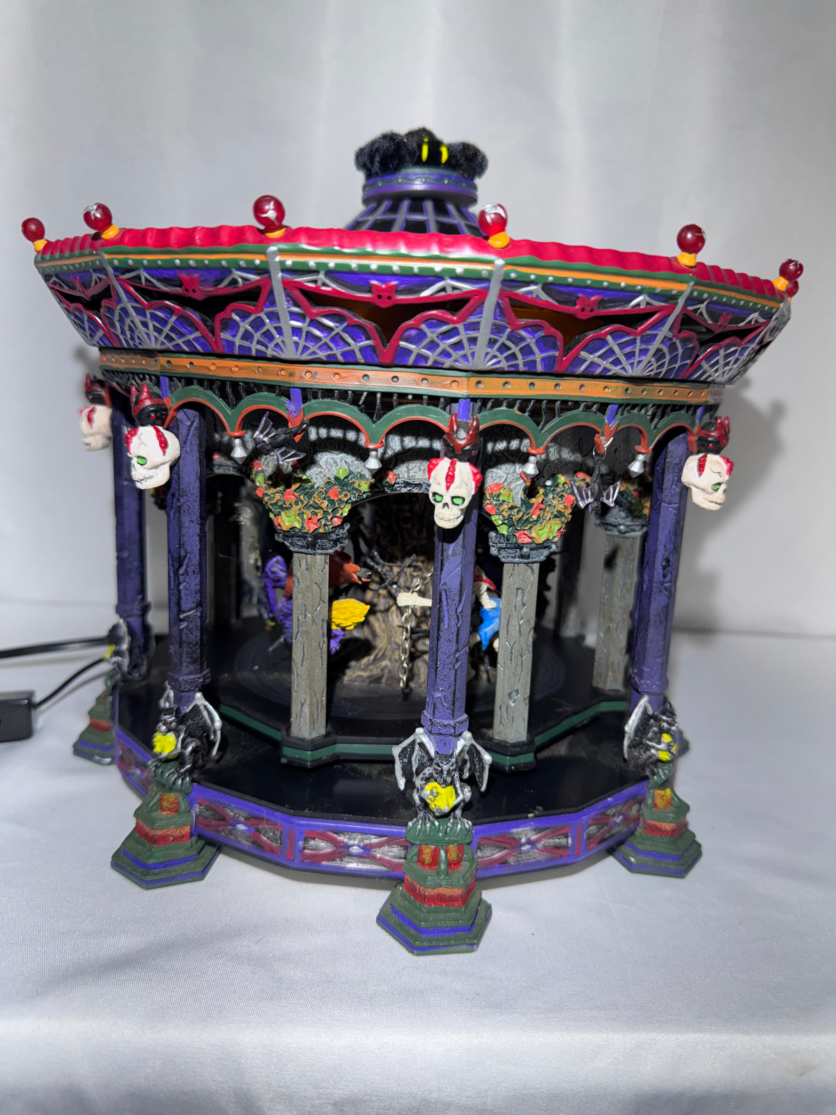Department 56 Snow Village Halloween Ghostly Carousel #56.55317 – Retired 2002–2005