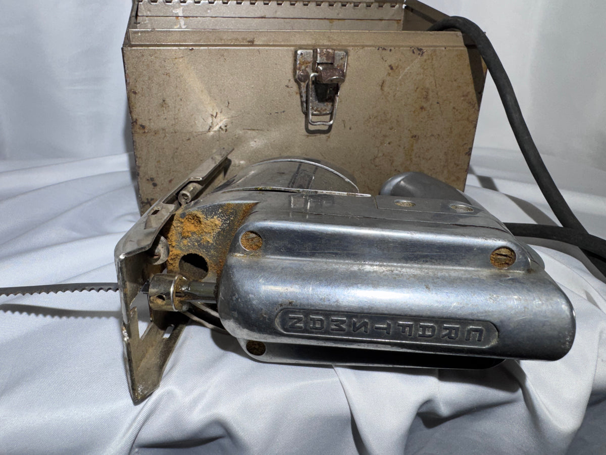 Vintage Craftsman Sabre Saw Model 315.27941 – Sears – Original Metal Case & Manual
