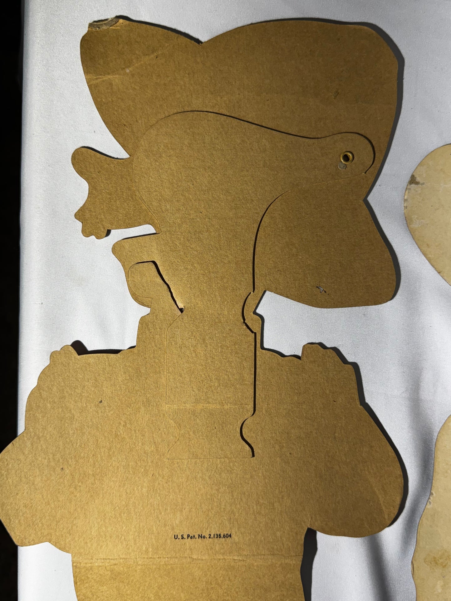 Vintage 1930s Charlie McCarthy & Mortimer Snerd Die Cut Cardboard Advertising Figures 21”