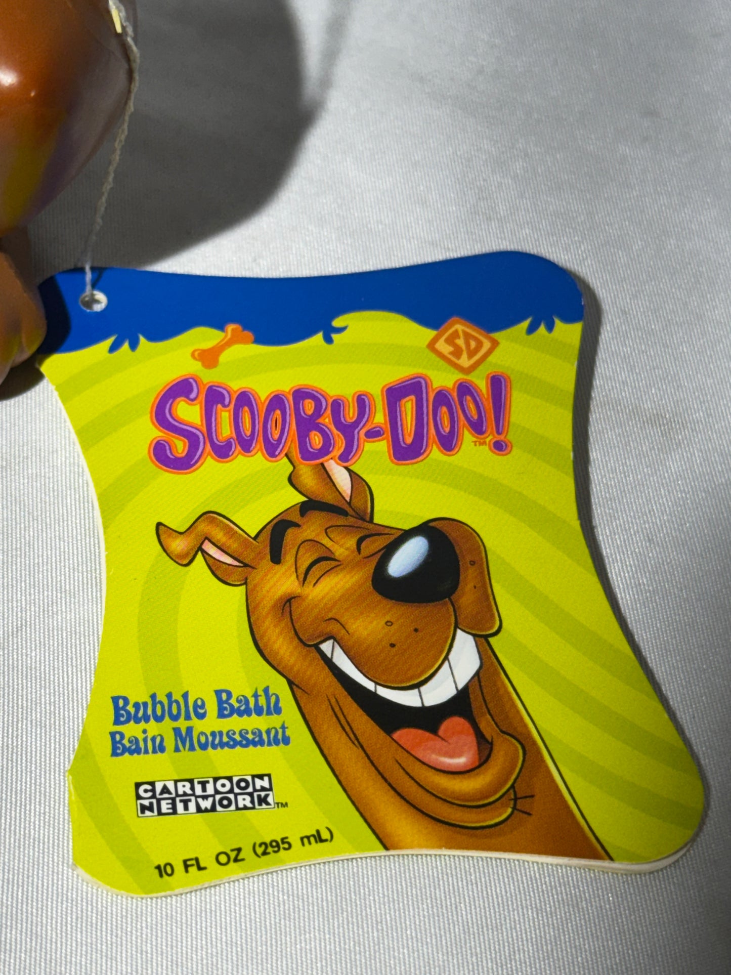 Vintage Scooby-Doo Bubble Bath Bottle 9” Vinyl Figure Sealed w/ Tag Cartoon Network