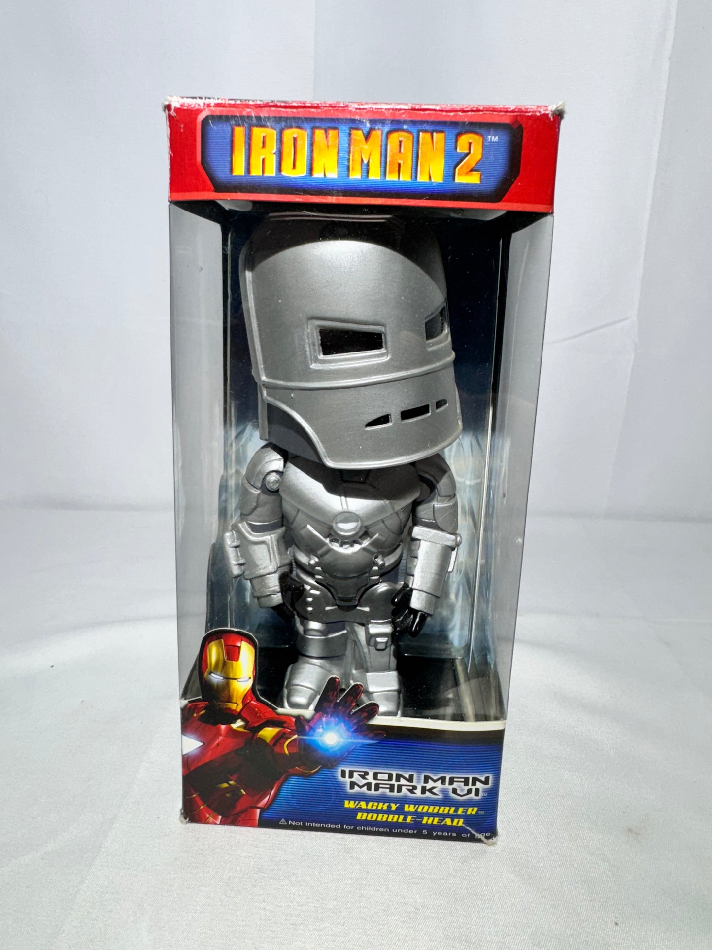 Funko Iron Man Mark VI Wacky Wobbler Bobblehead – Original Box- Marvel 2010