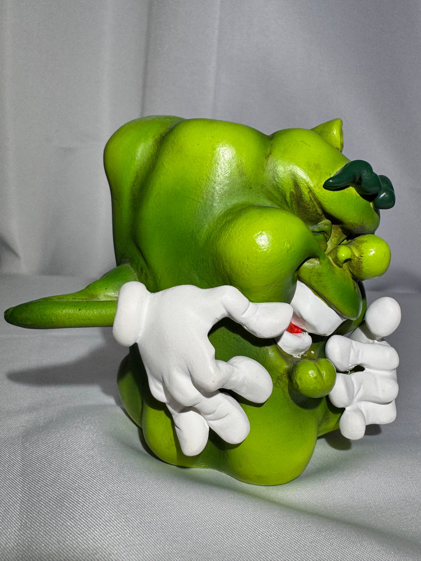 Vintage Giggling Groceries Green Bell Pepper Ceramic Figurine