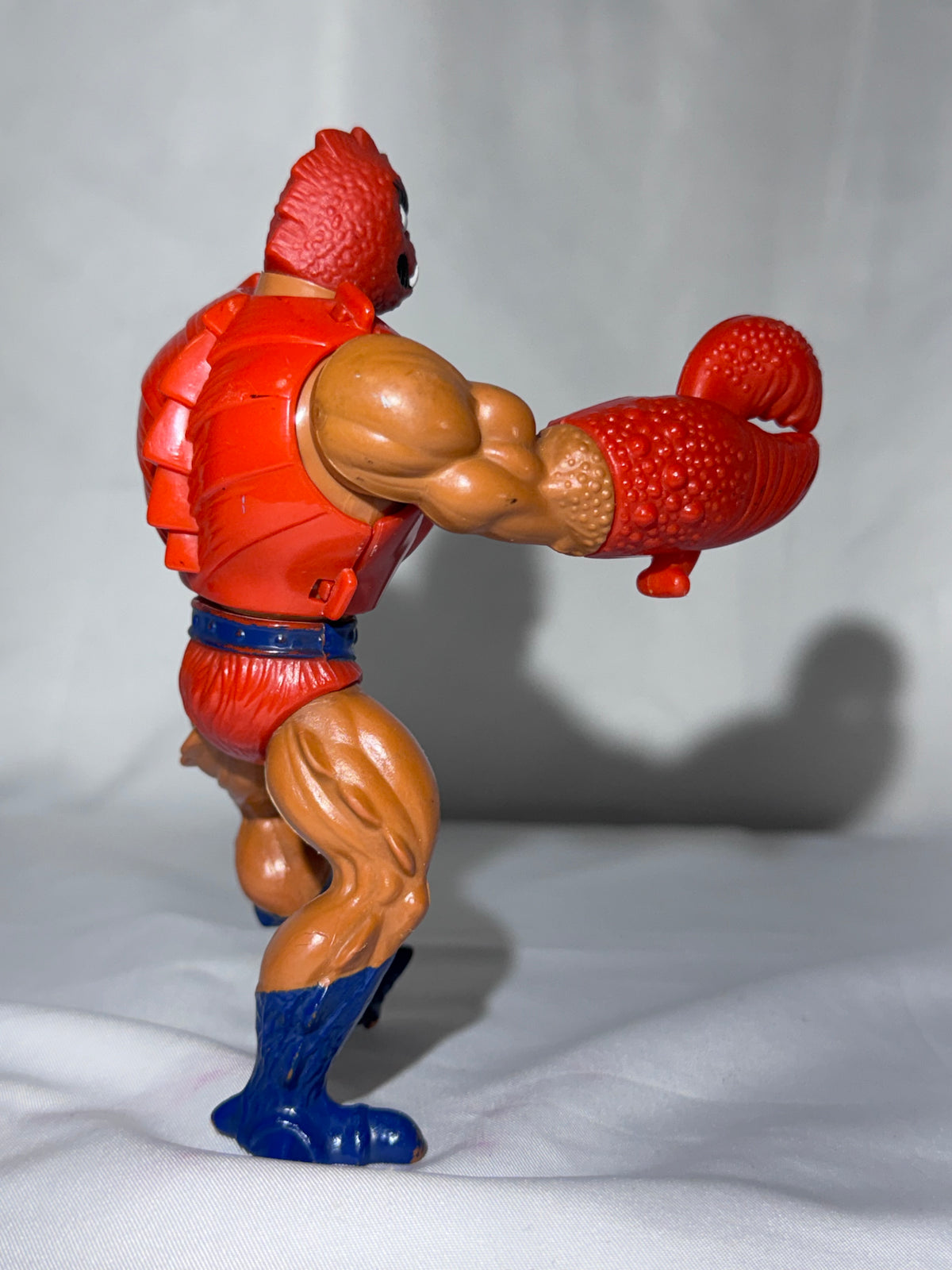 Vintage 1980s Mattel Masters of the Universe Clawful Action Figure – Loose – Missing Mace