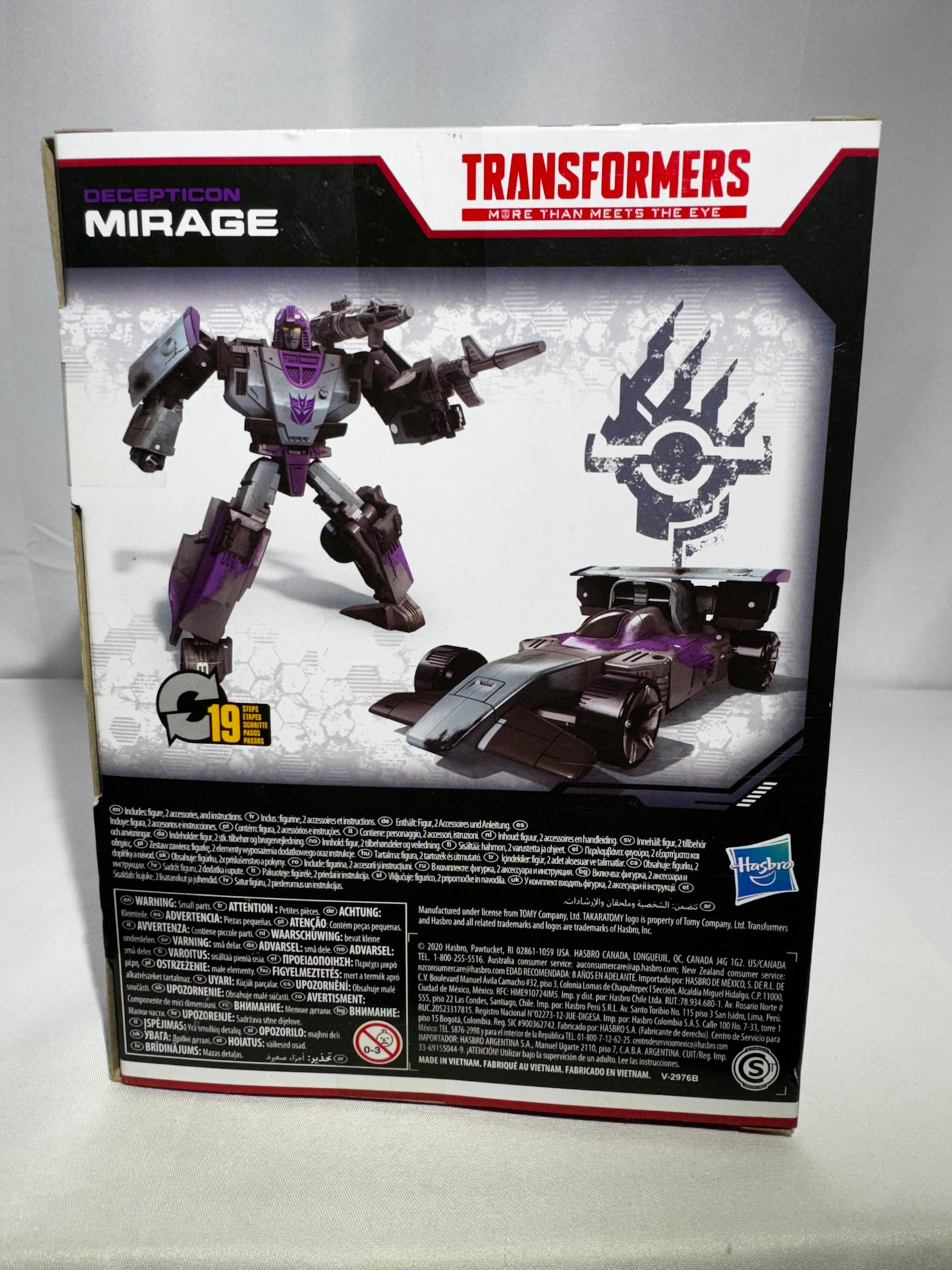 Transformers Generations War for Cybertron Trilogy Netflix Deluxe Class Decepticon Mirage action figure