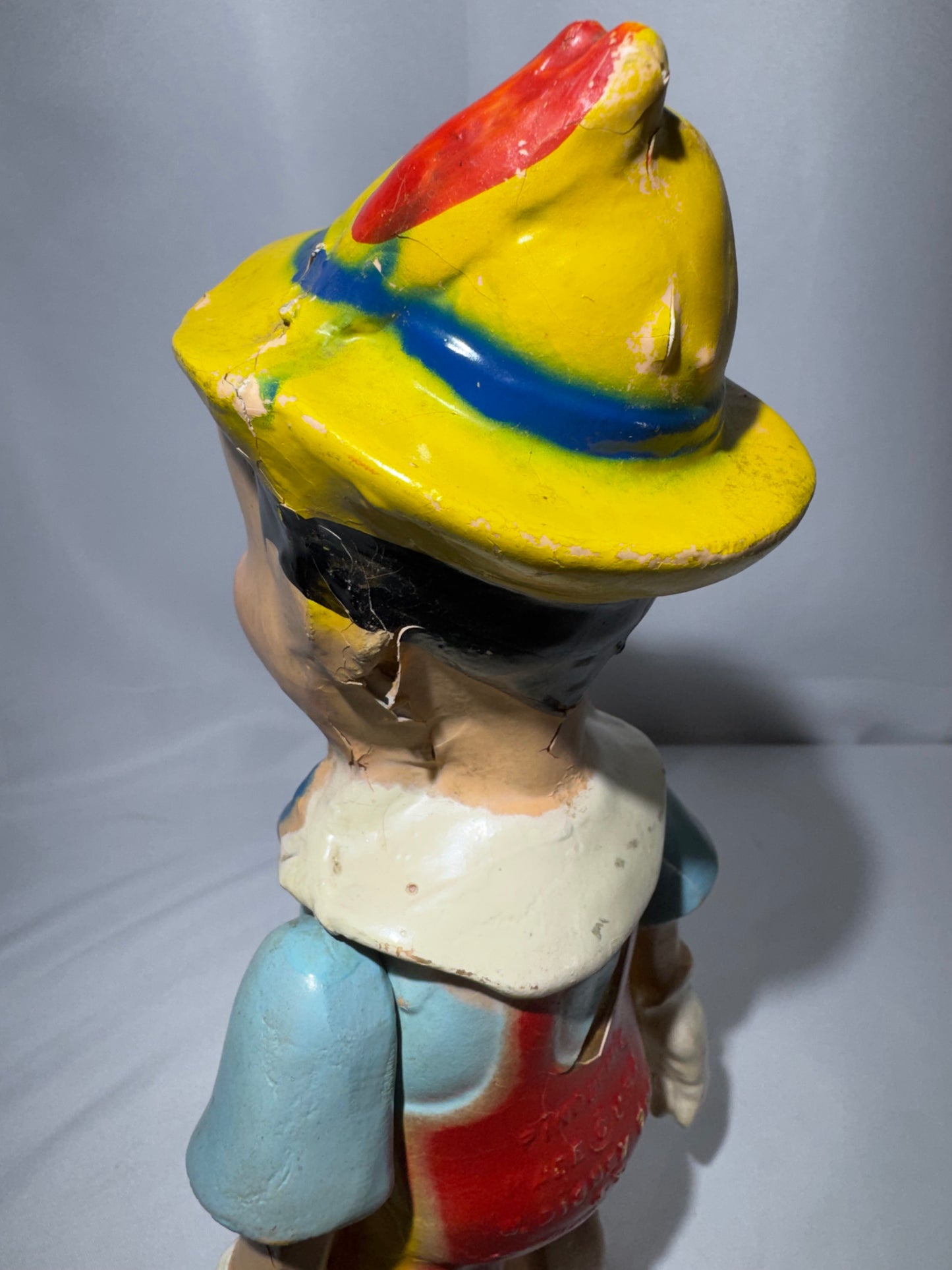 Vintage 1939-40 Walt Disney Pinocchio Composition Doll Original Disney Toy