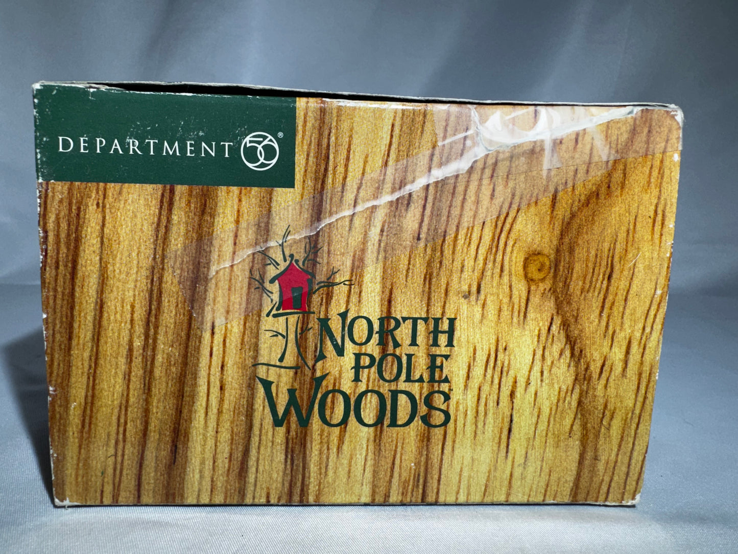 Department 56 North Pole Woods “Scissors Wizards” Elf Grooming Reindeer Set #56.56923 Retired w/ Box