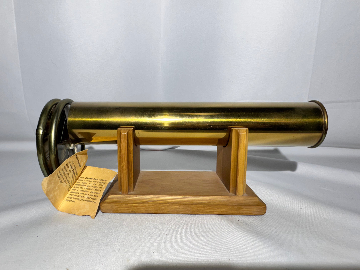 Vintage Chesnik-Koch Brass Kaleidoscope – Signed & Dated 1990