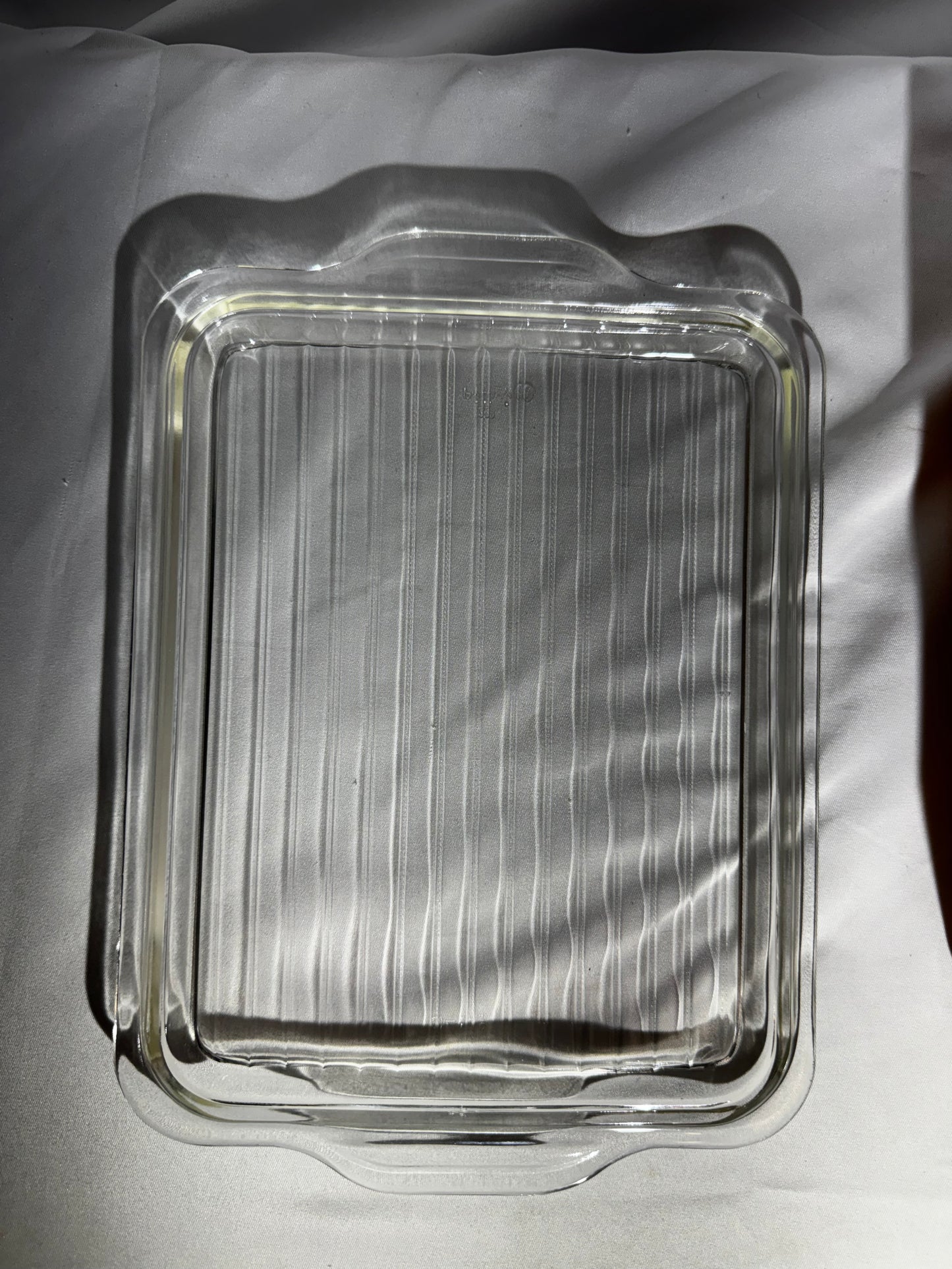 Vintage Pyrex Old Orchard #503 1.5 Qt Casserole Refrigerator Dish w/ Glass Lid Butterscotch