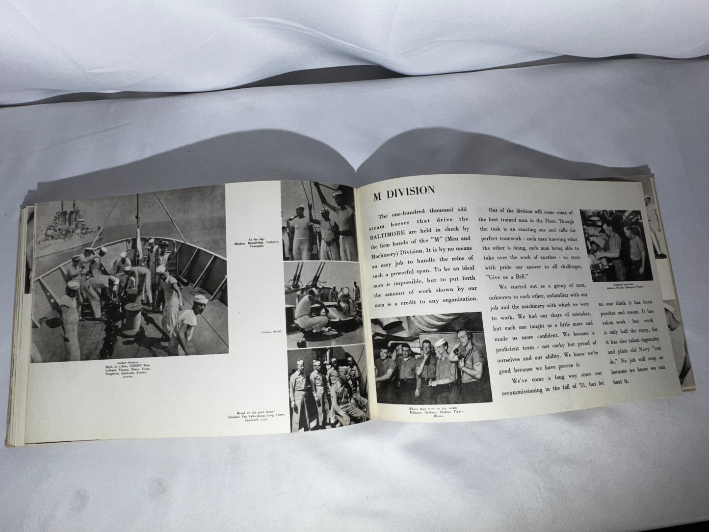 Vintage 1952 USS Baltimore (CA-68) Cruise Book with Original Slipcase