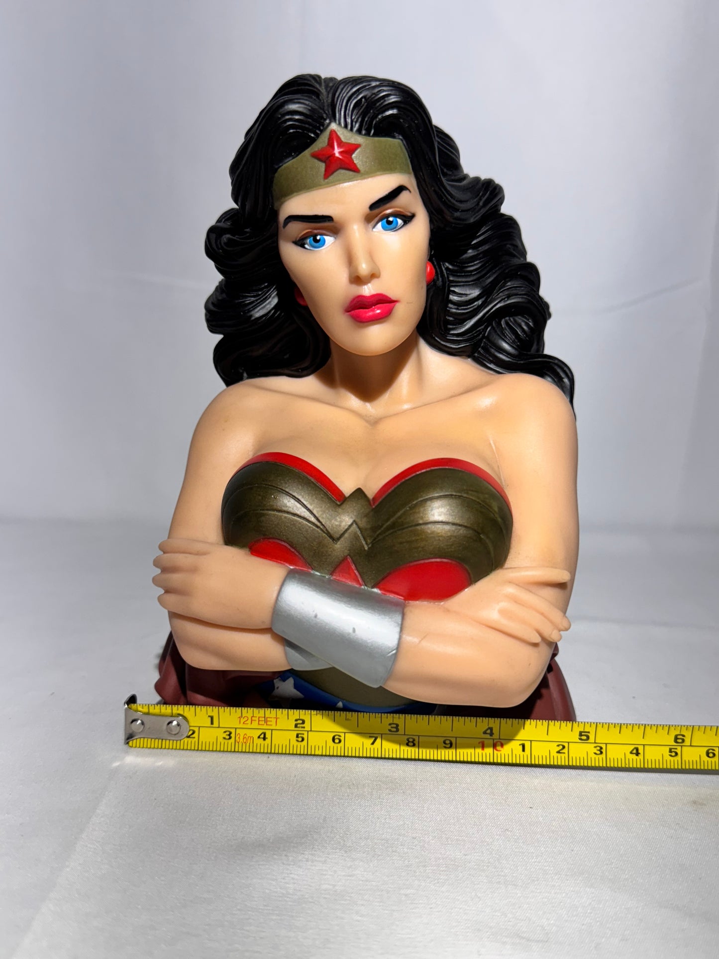 Wonder Woman Bust Bank – DC Comics – Monogram Direct – Original Stopper
