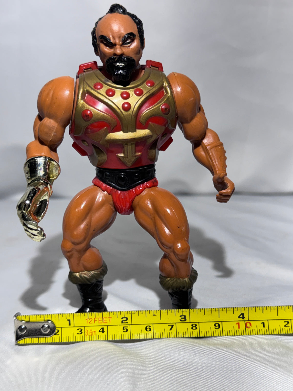 Vintage Mattel Masters of the Universe Jitsu Action Figure – Sword & 2 Chest Armor Pieces – MOTU