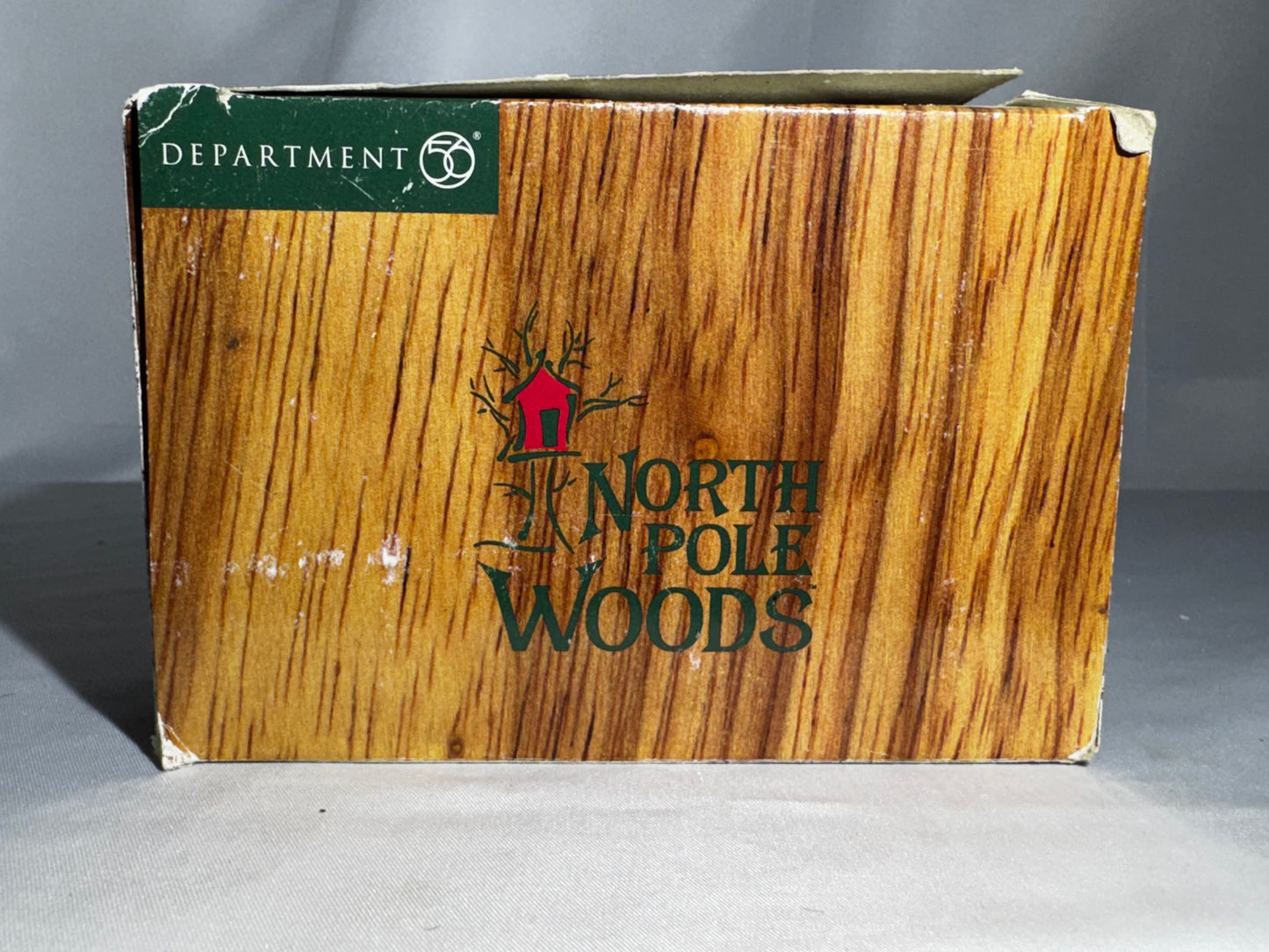 Department 56 North Pole Woods Ring Toss #56931 Retired Elf & Rudolph Figurine Set w/ Box