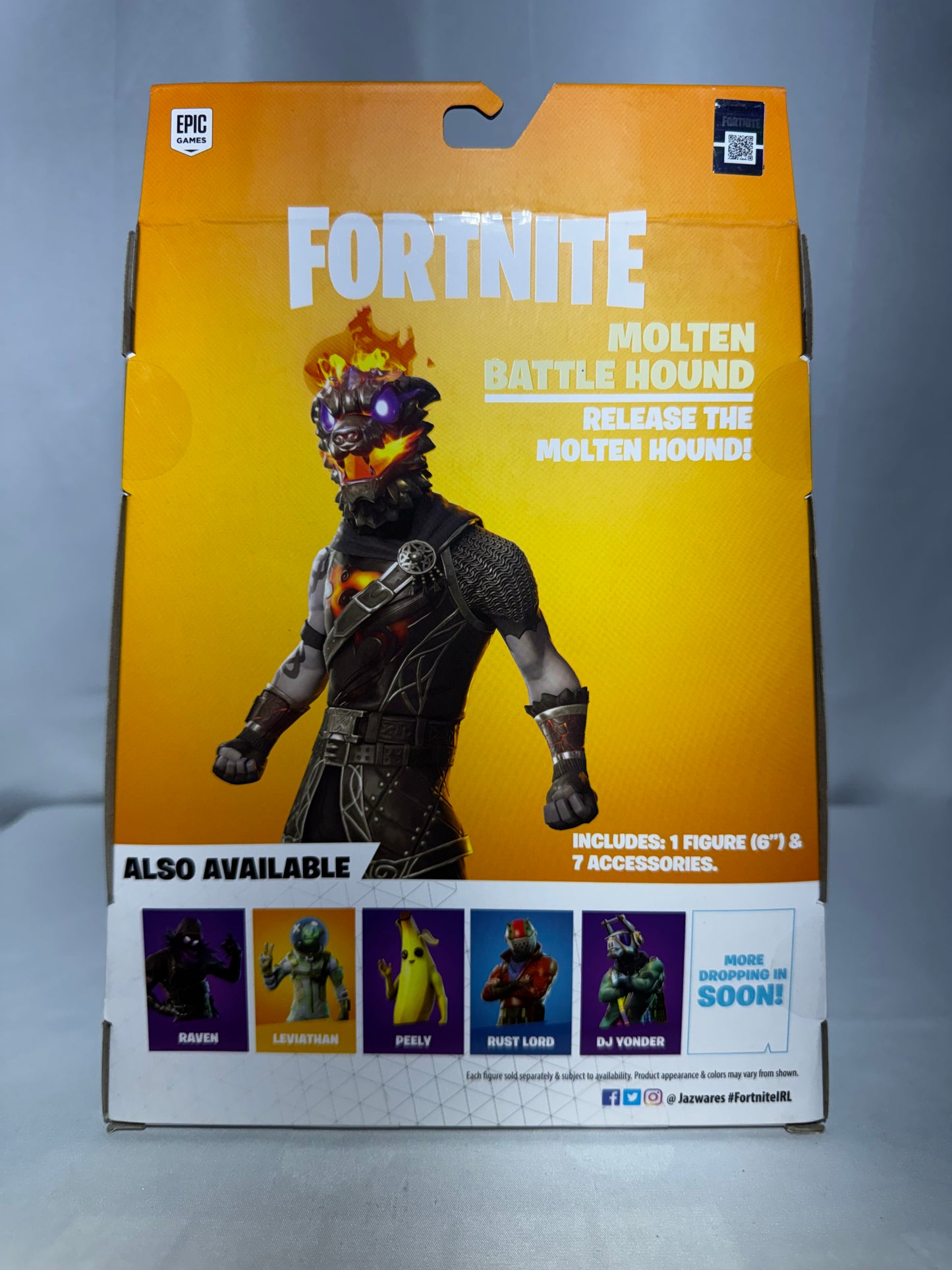 Fortnite Legendary Series Molten Battle Hound Action Figure – 6” – 2019