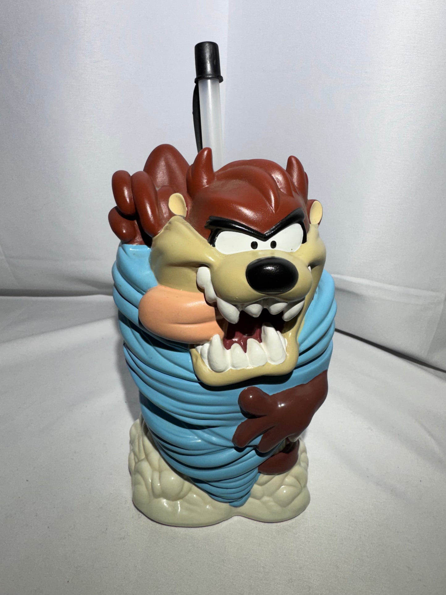 Vintage 1996 Warner Bros. Taz Bottle / Sip Cup – Looney Tunes – Monogram