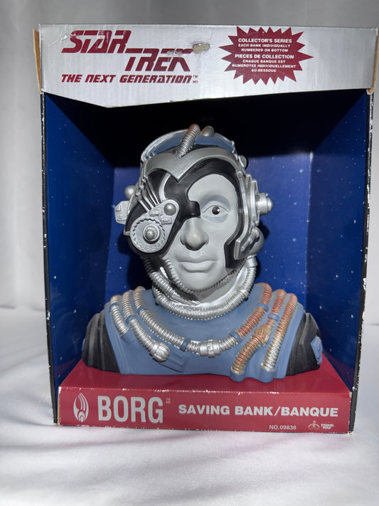 Vintage 1994 Star Trek: The Next Generation Borg Saving Bank – Thinkway Toys