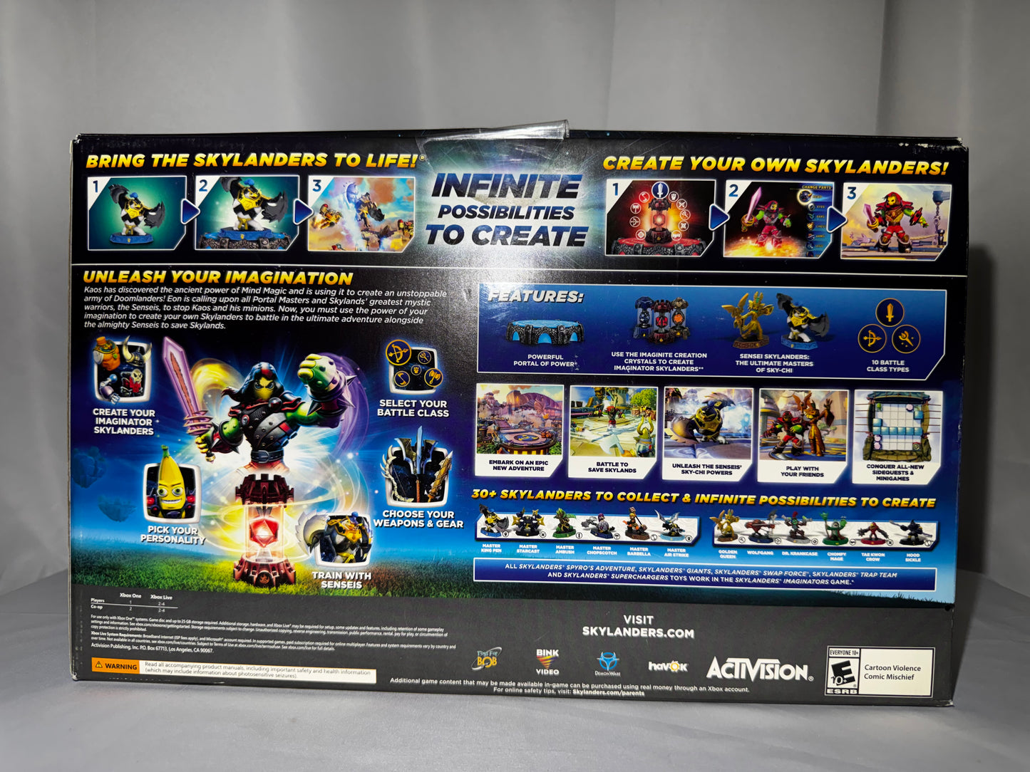 Skylanders Imaginators Starter Pack Xbox One 2016 Master King Pen Golden Queen