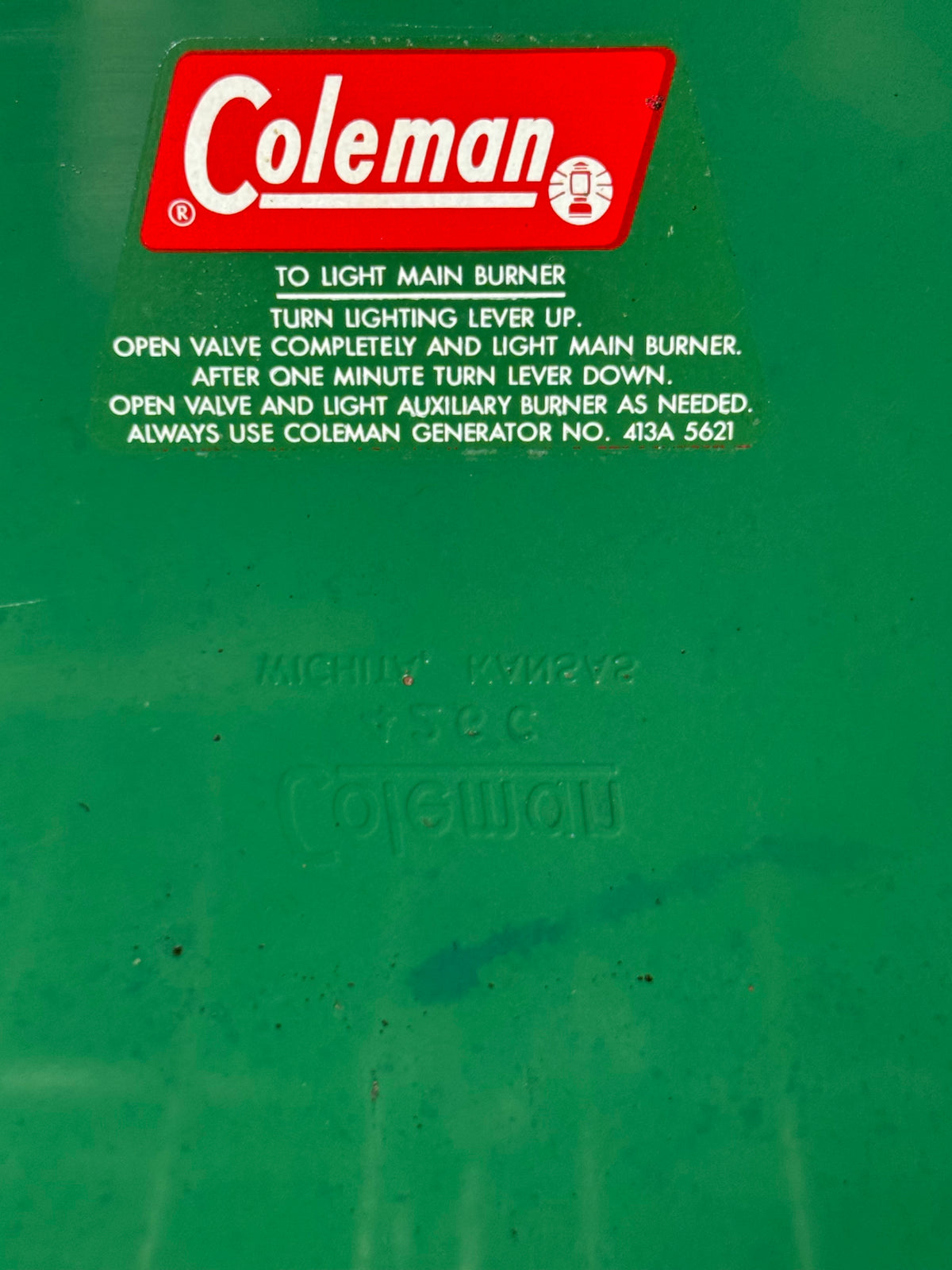 Vintage Coleman Model 426C 3-Burner Liquid Fuel Camp Stove – 1962–1964
