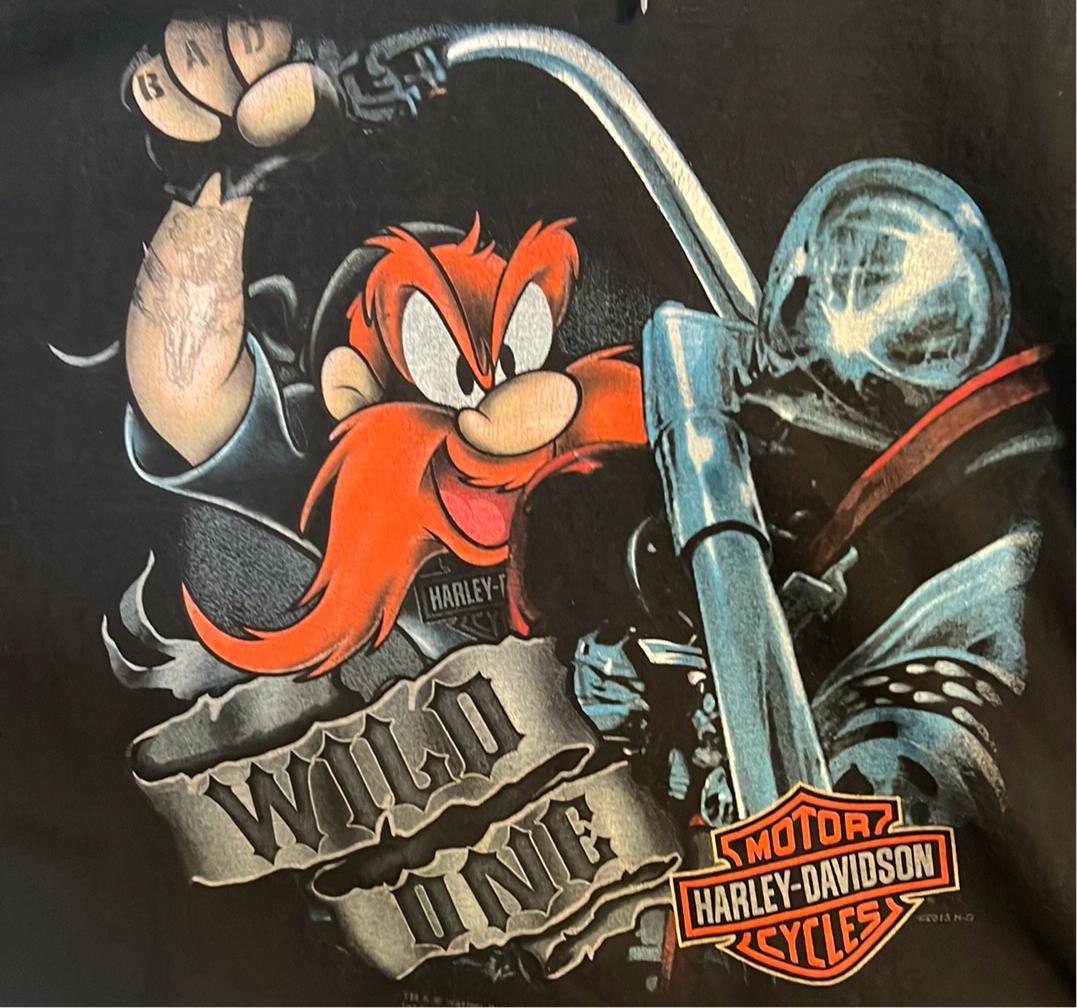 Yosemite Sam “wild one” Harley Davidson T-shirt