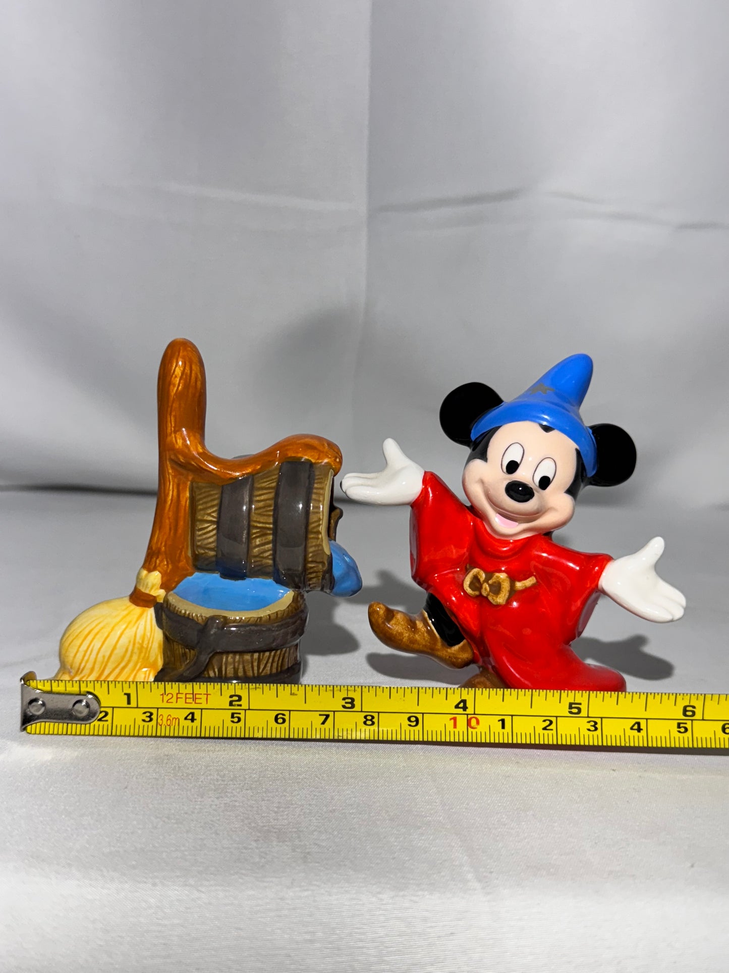 Mickey Mouse- Fantasia-Salt and Pepper shakers- Disney