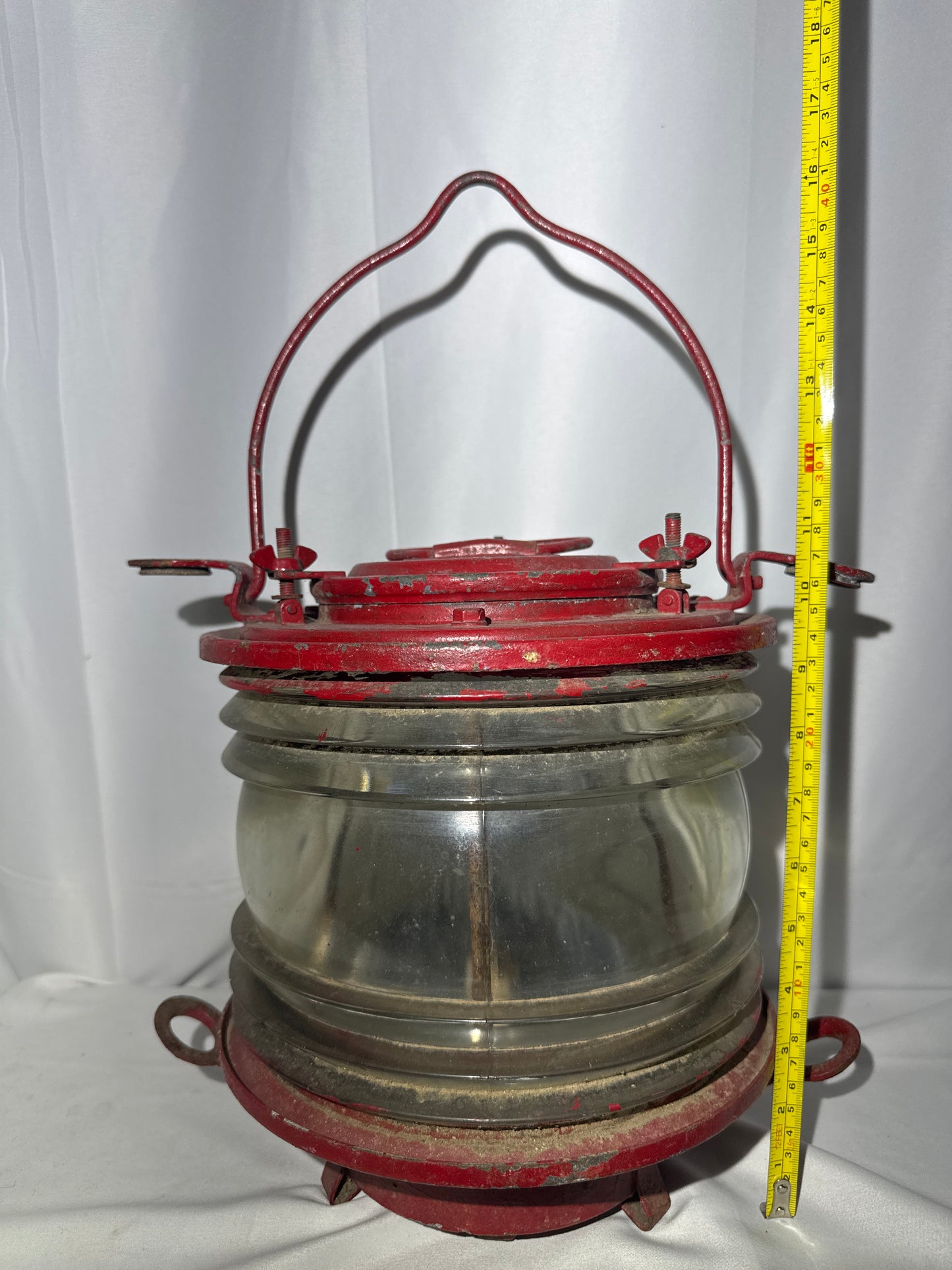 Vintage Nippon Sento Nautical Marine Oil Lantern – Made in GDR – Schiffslaternenwerk Ueckermünde