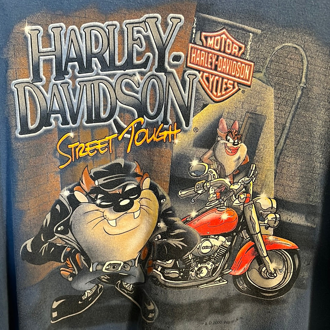 Street tough Taz Harley Davidson Teesh