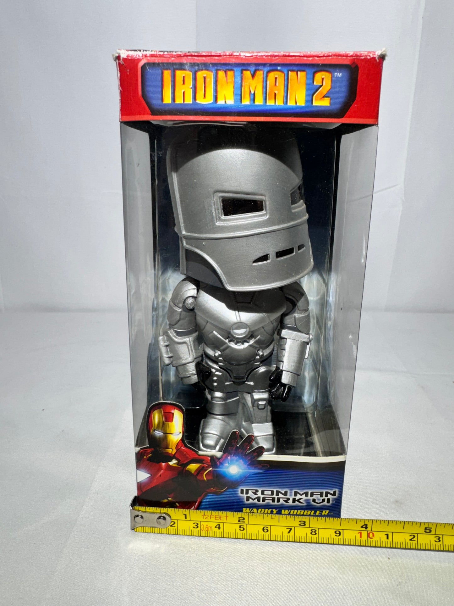 Funko Iron Man Mark VI Wacky Wobbler Bobblehead – Original Box- Marvel 2010