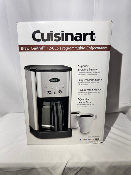Cuisinart Brew Central 12-Cup Programmable Coffeemaker – Model DCC-1200P1