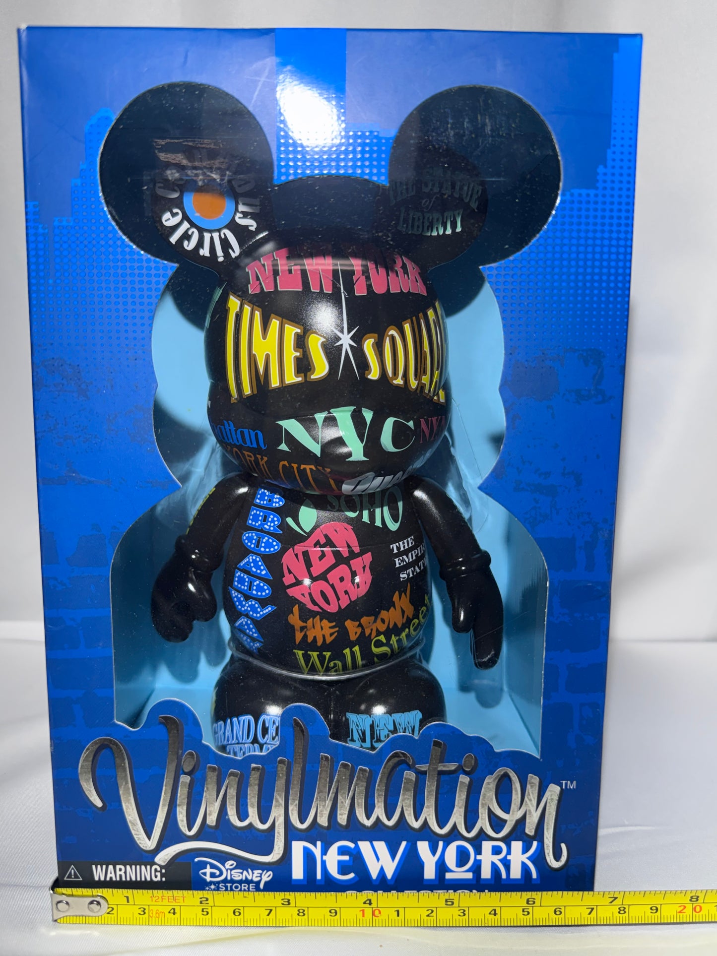 Disney Vinylmation New York Collection 9” Times Square Exclusive NYC Figure