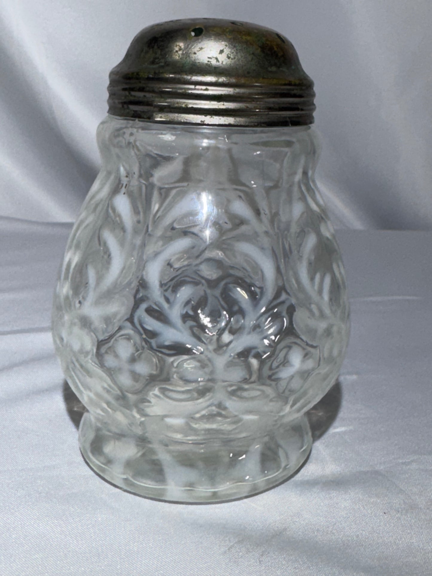 Antique H. Northwood & Co. Spanish Lace Opalescent Glass Sugar Shaker – Victorian
