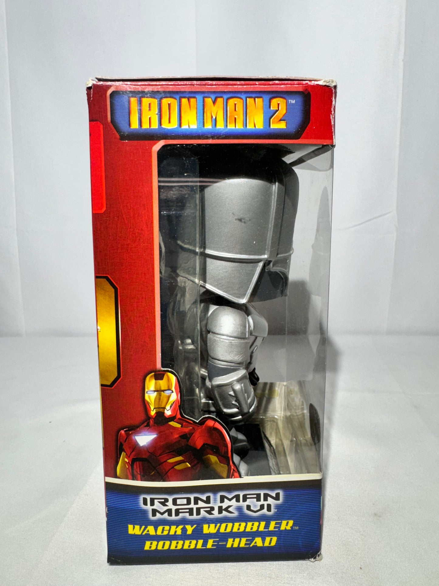 Funko Iron Man Mark VI Wacky Wobbler Bobblehead – Original Box- Marvel 2010