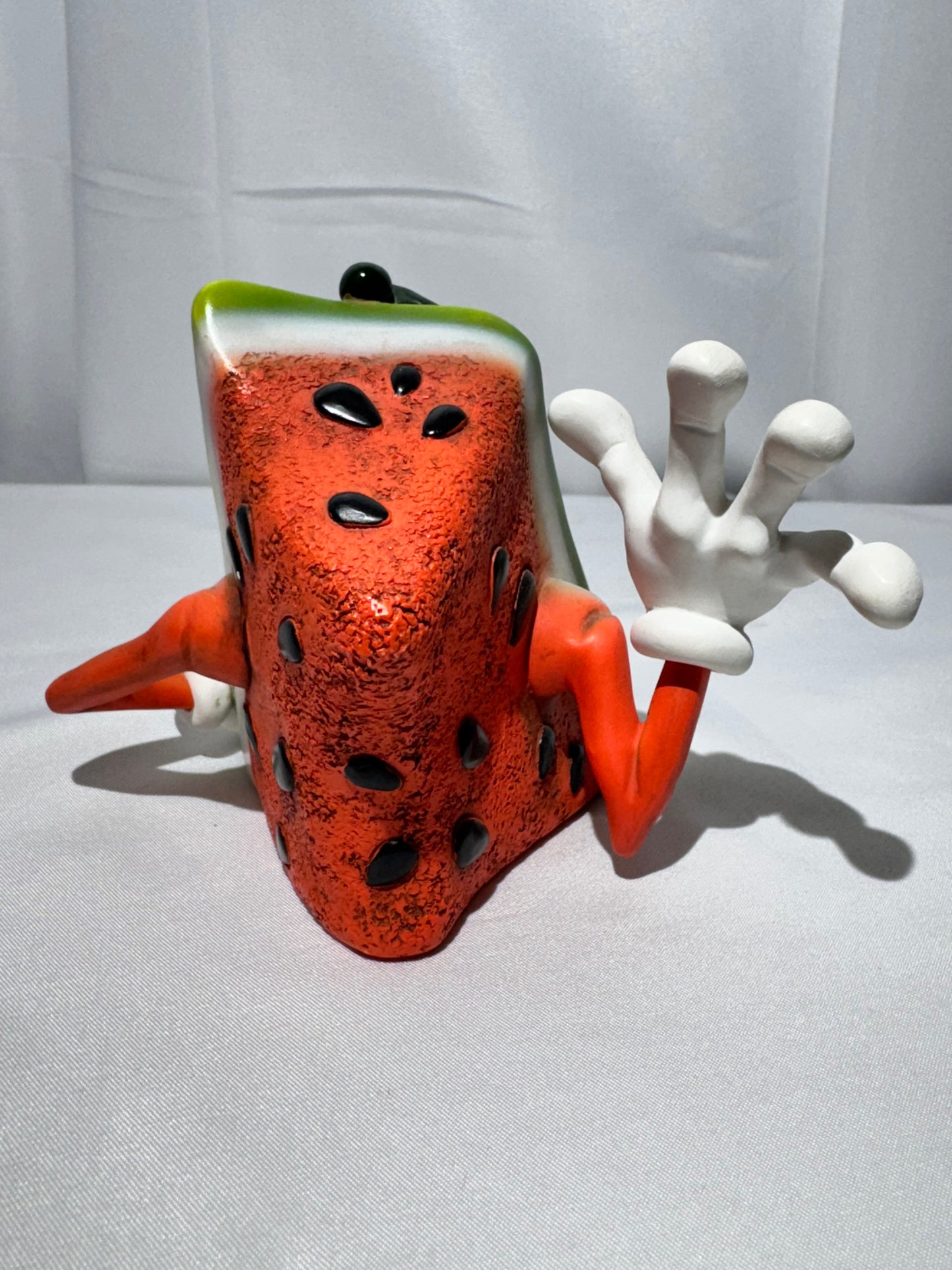 Vintage Giggling Groceries Watermelon Ceramic Figurine