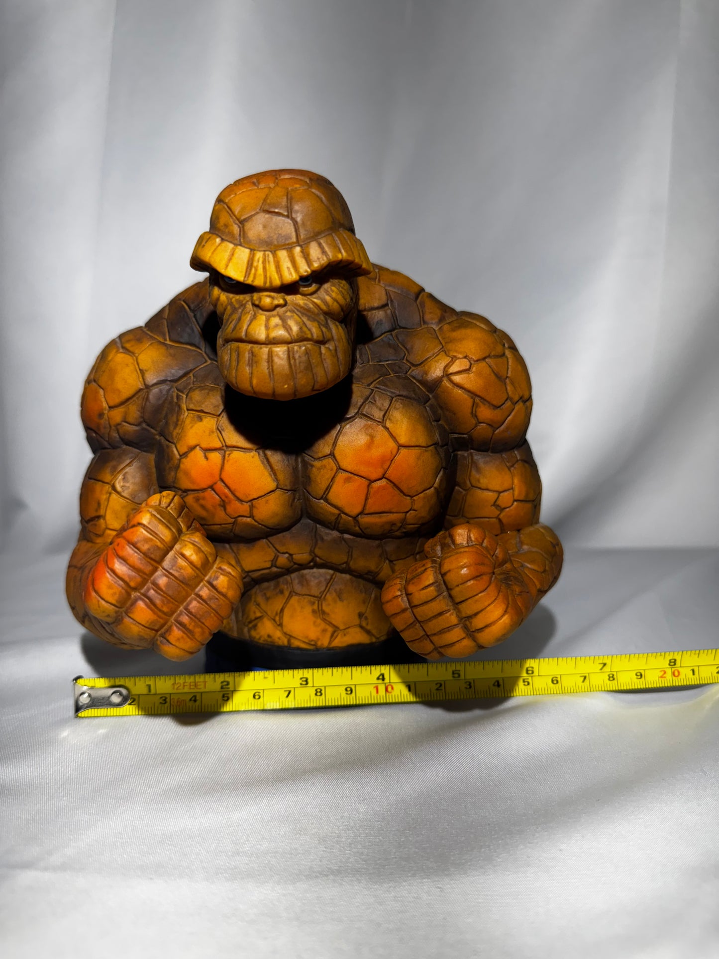 Vintage Marvel The Thing Bust Bank Monogram International Fantastic Four Coin Bank 6.5”
