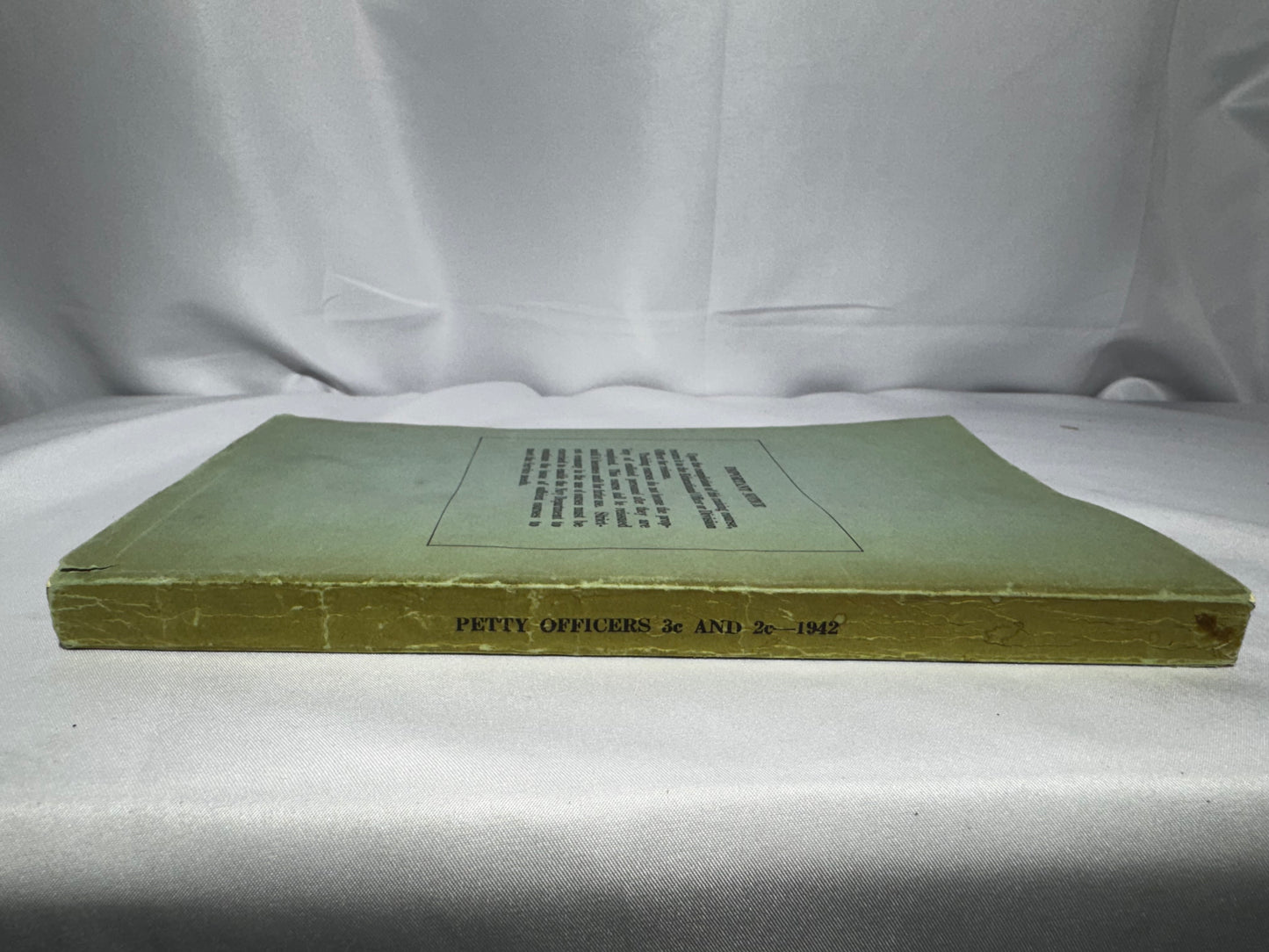 Vintage 1942 U.S. Navy General Training Course Petty Officers 3C & 2C WWII Manual - book