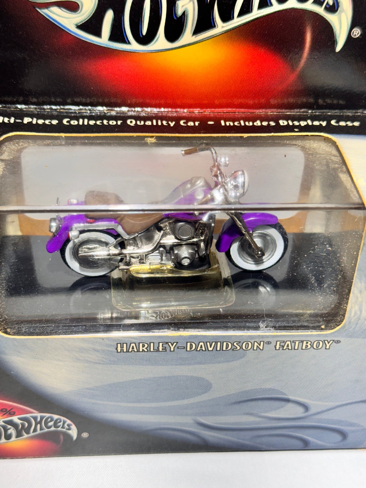 Hot Wheels Harley-Davidson Fat Boy Limited Edition Diecast Motorcycle (Mattel)