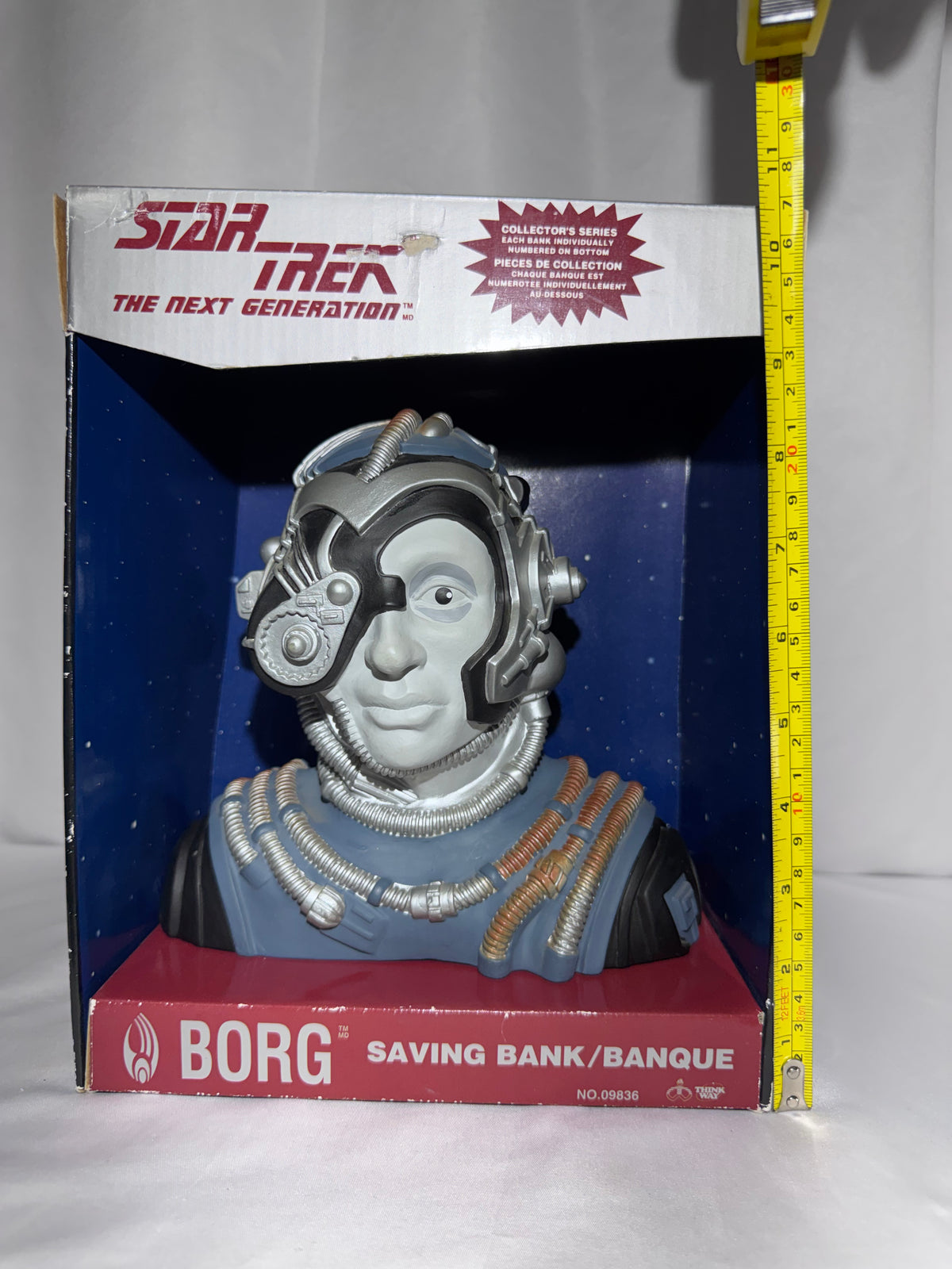 Vintage 1994 Star Trek: The Next Generation Borg Saving Bank – Thinkway Toys