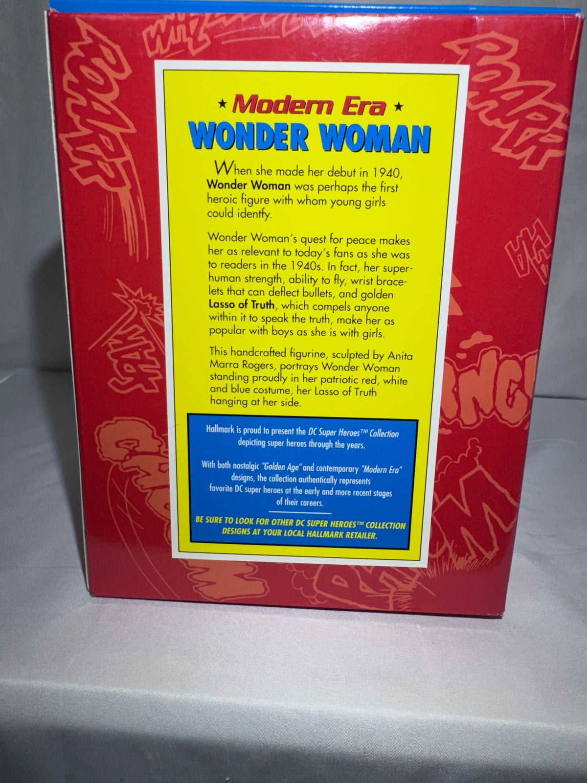 Hallmark 1996 DC Super Heroes Modern Era Wonder Woman Figurine – “Warrior of Strength and Wisdom”