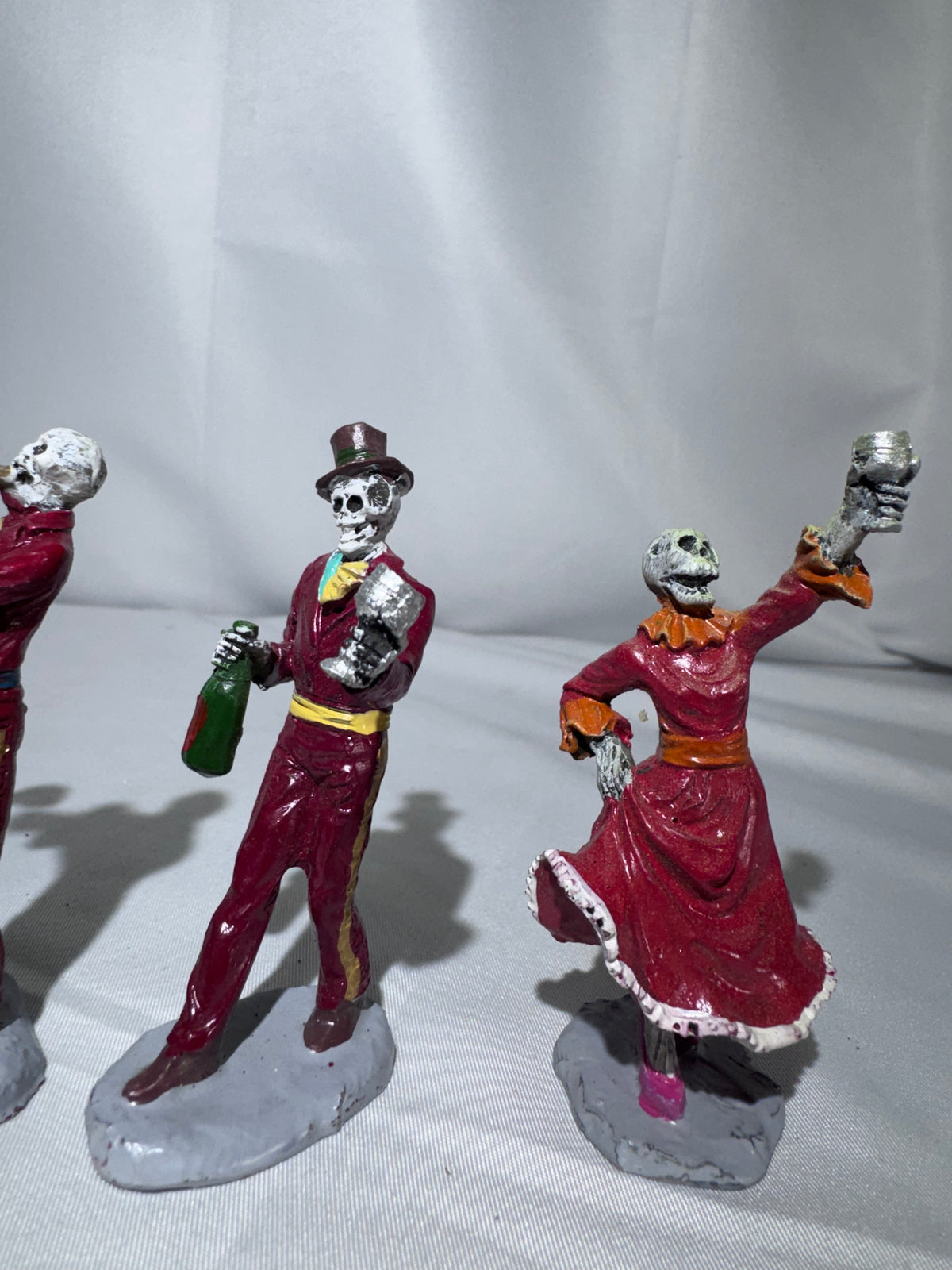 Lemax Spooky Town Fiesta De Los Muertos Set of 6 #52309 – 5 Figures – Missing 1