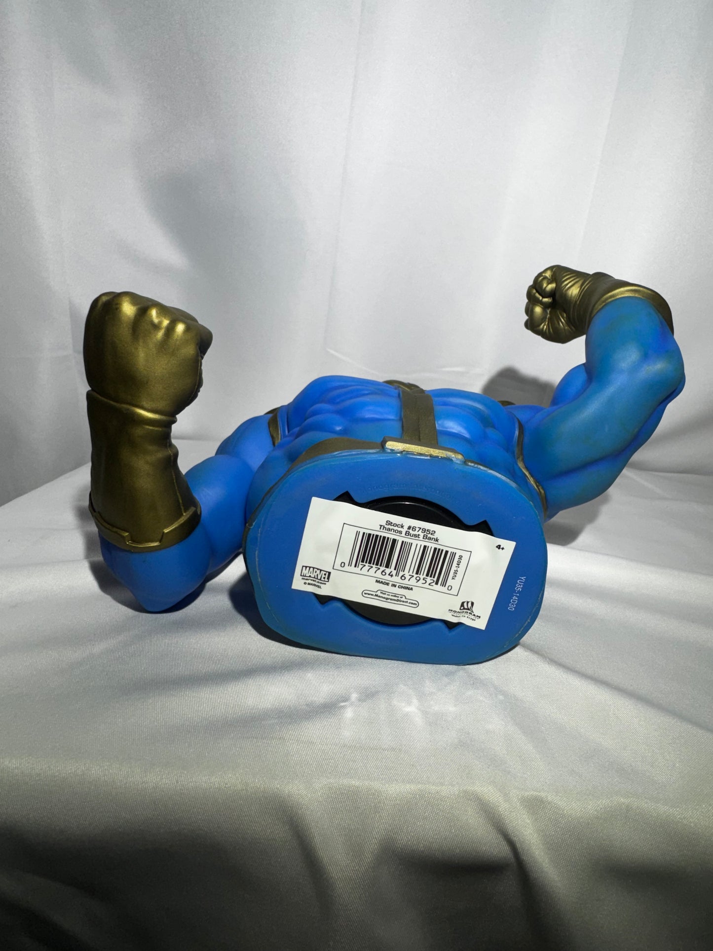Marvel Thanos Infinity Gauntlet PVC Bust Coin Bank Monogram Direct #67952