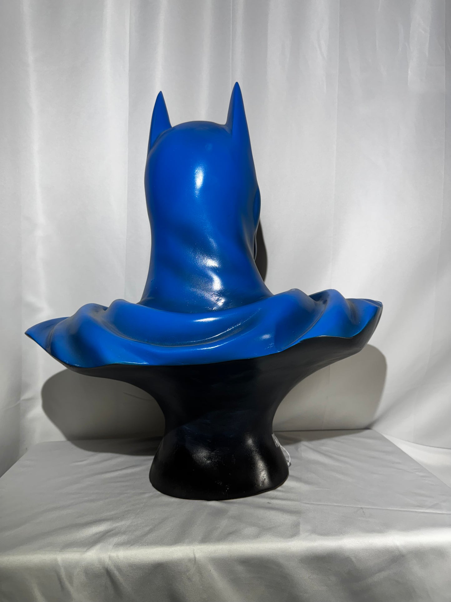 Vintage Batman Resin Bust 22” Large DC Comics Display Statue Grey & Blue