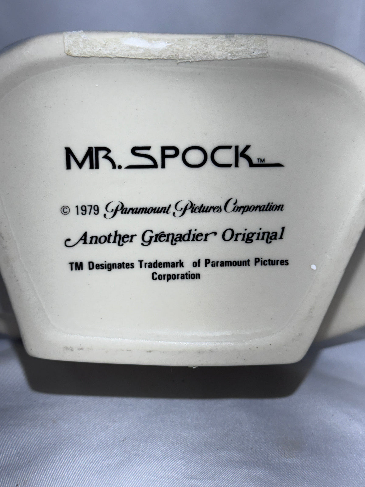 1979 Star Trek Mr. Spock Ceramic Liquor Decanter – Grenadier Spirits – Original Box