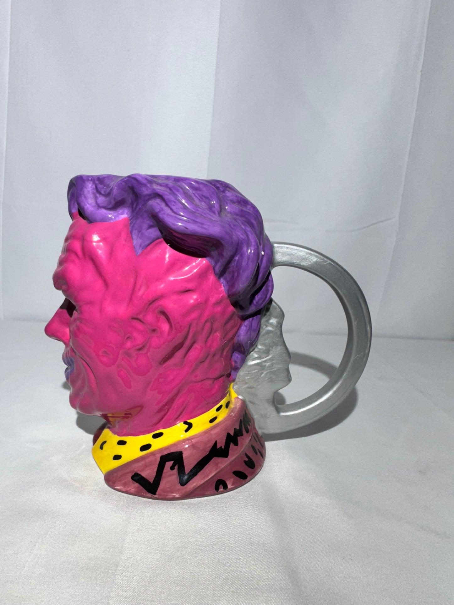 Vintage 1995 DC Comics Two-Face 3D Ceramic Mug – Applause – Batman Forever Collectible
