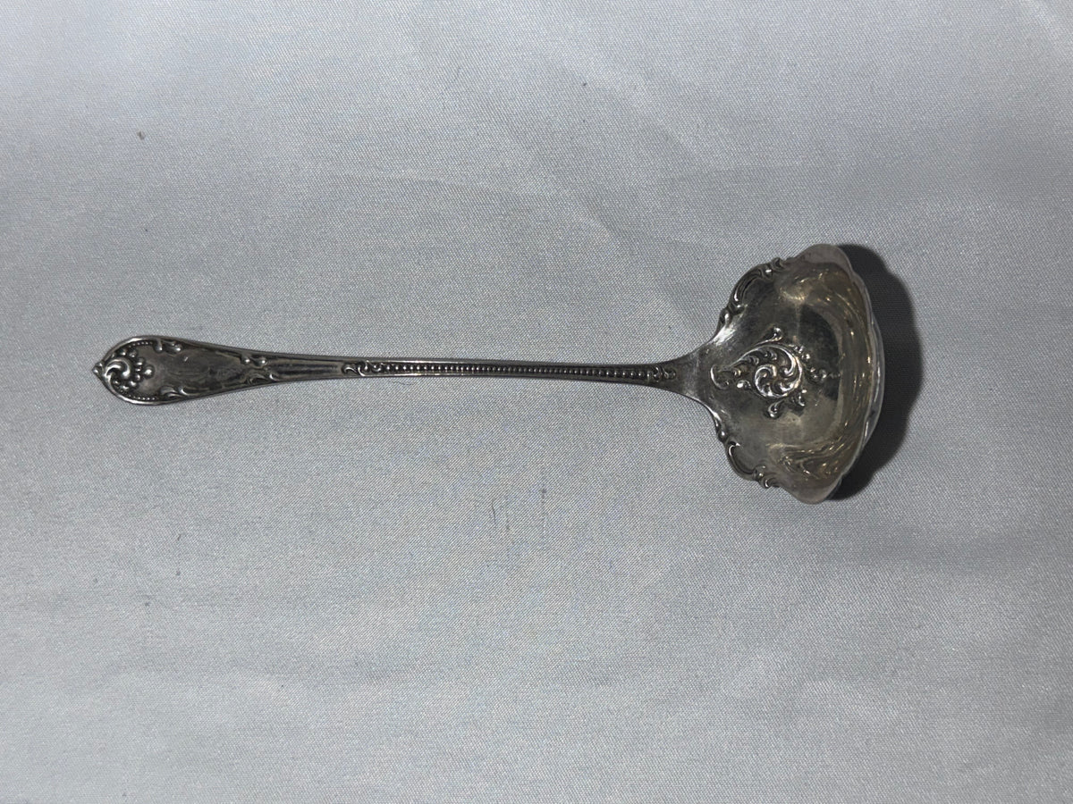 Vintage Wallace Old Atlanta Sterling Silver Cream Sauce Ladle RW&S Ornate