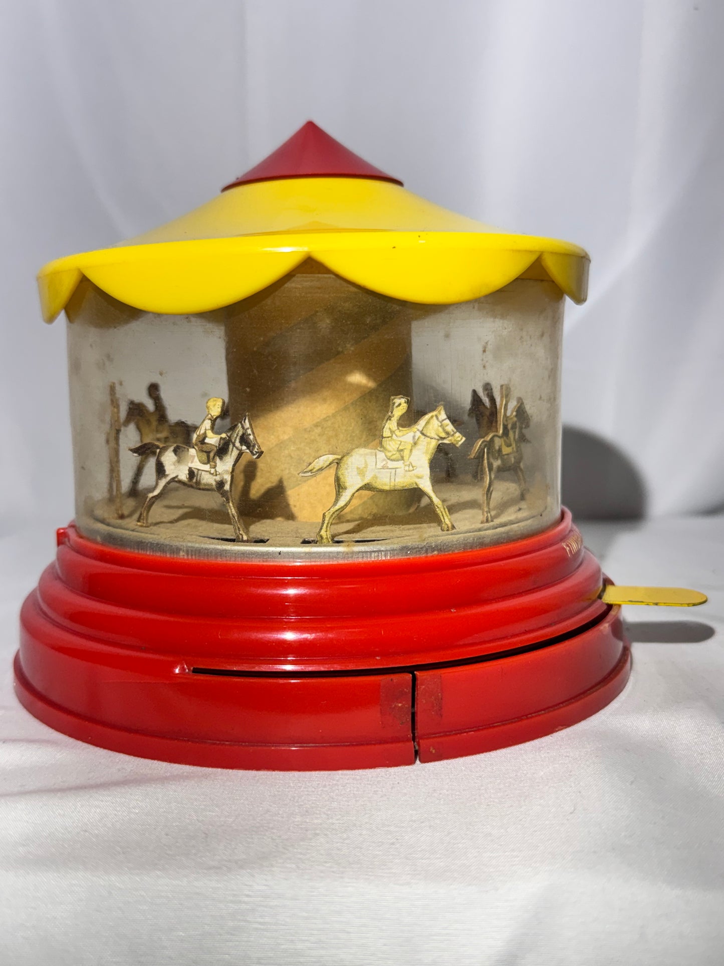 Antique Carousel Racing Horse Toy / Bank – Merry-Go-Round Finish