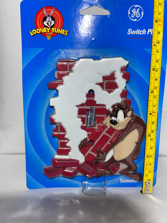 Looney Tunes -Taz-Tasmanian Devil Light switch plate Warner Brothers 2000