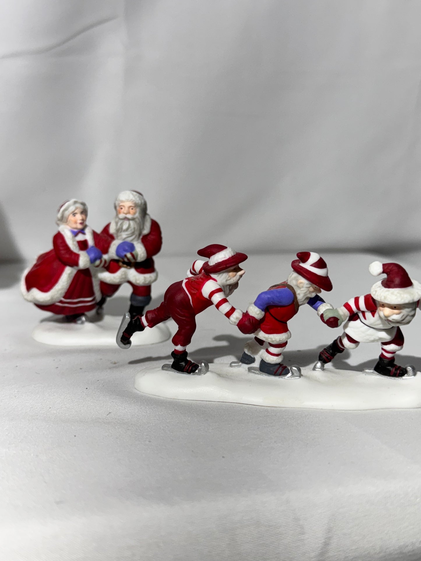 Department 56 Heritage Village Collection – “Peppermint Skating Party”Set of 6 – Item #56363