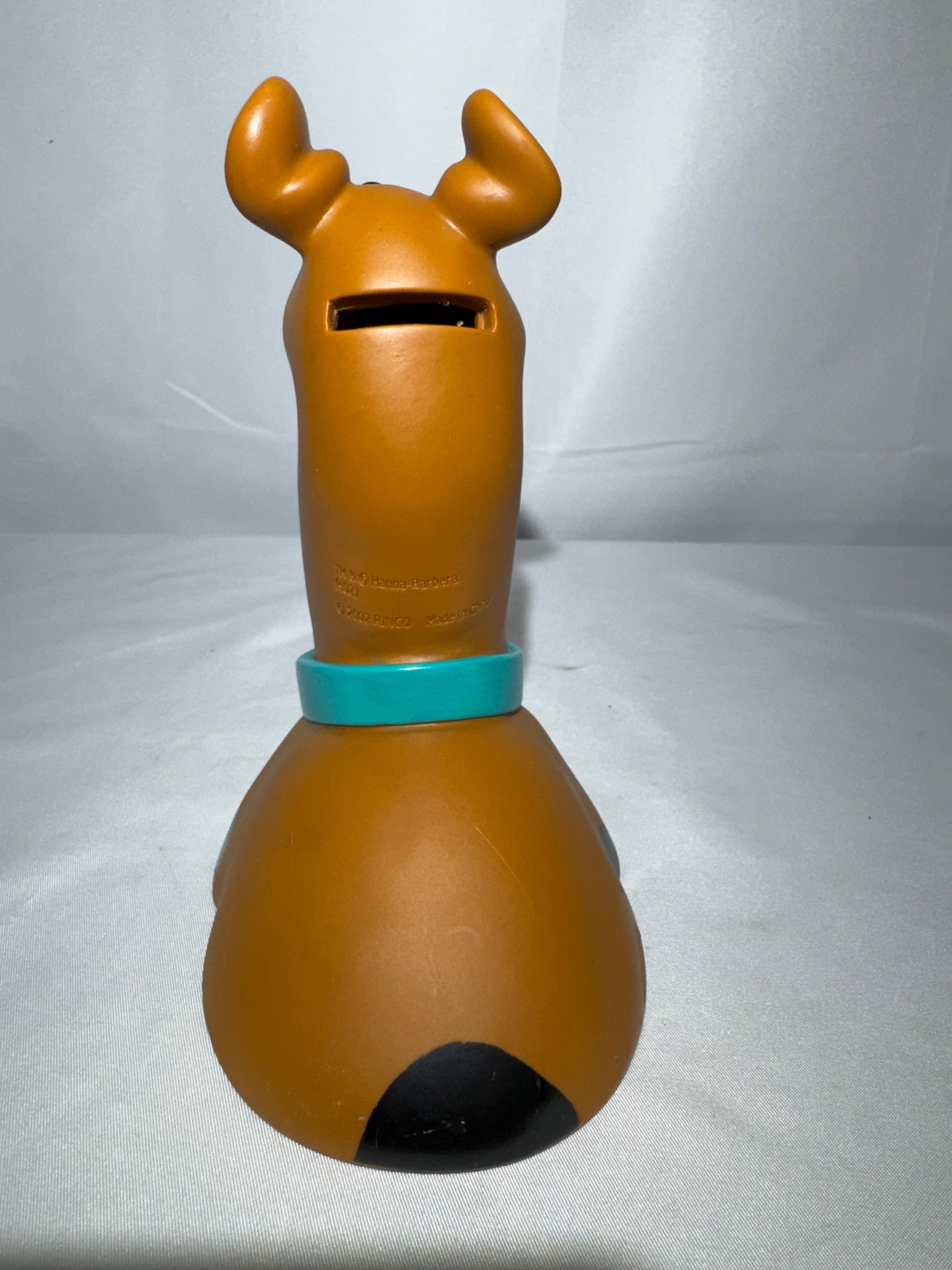 Vintage 2002 Hanna-Barbera Scooby-Doo Bust Coin Bank 6.5” Plastic Piggy Bank
